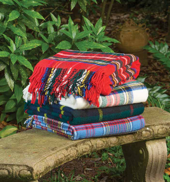 British Traditional Tartan Wool Blanket by Tweedmill - 
 - 1