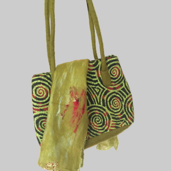 Nuno Felted Wool Handbags + Accessories One-of-a-Kind