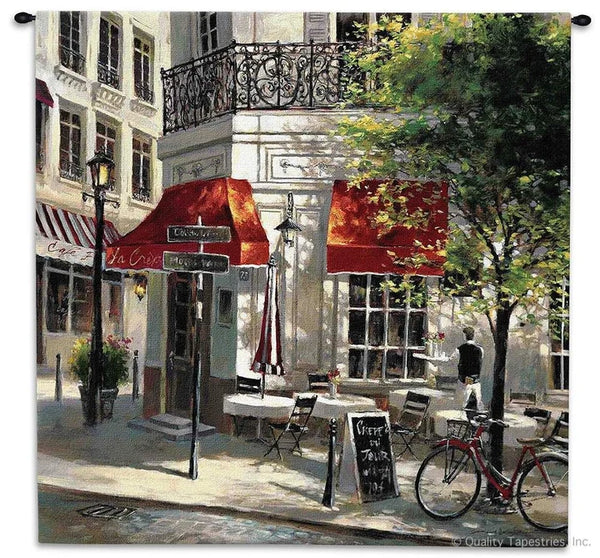 Corner Cafe Wall Tapestry by Brent Heighton© - Cityscape