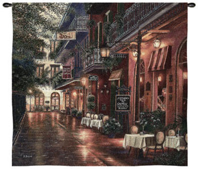 Carmen Leggio Wall Tapestry by Betsy Brown© - Cityscape