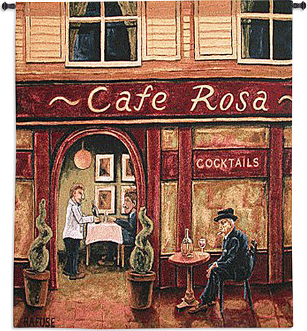 Cafe Rosa Wall Tapestry by Will Rafuse©