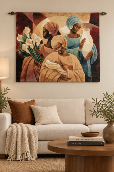 Caress Wall Tapestry by Keith Mallet©