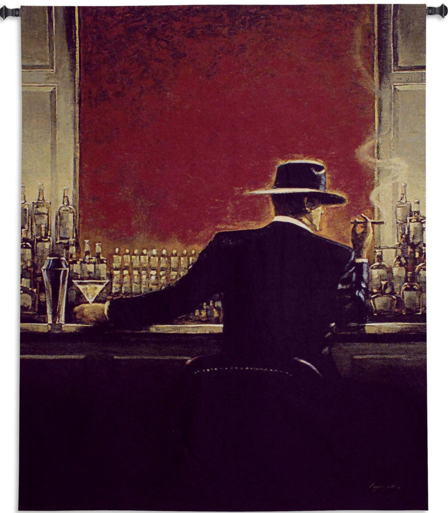 Cigar Bar Wall Tapestry by Brent Lynch©|2 Sizes