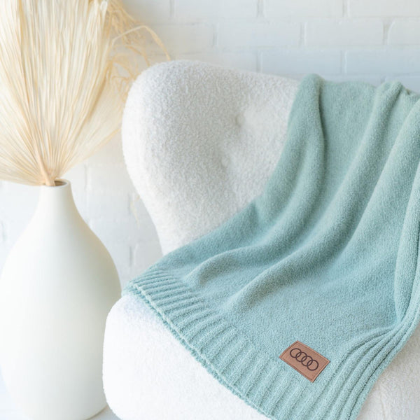 The Coastal Throw - Sage|Custom Decorating Option