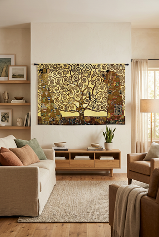 Gustav Klimt© Stoclet Frieze Wall Tapestry