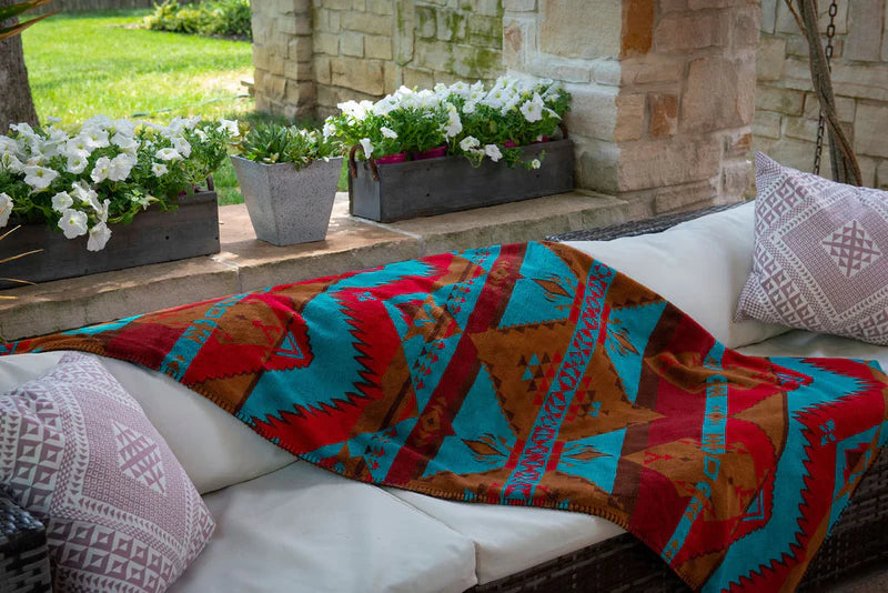 Native Trail Denali Microplush Throw Blanket Woven Art Beyond LLC