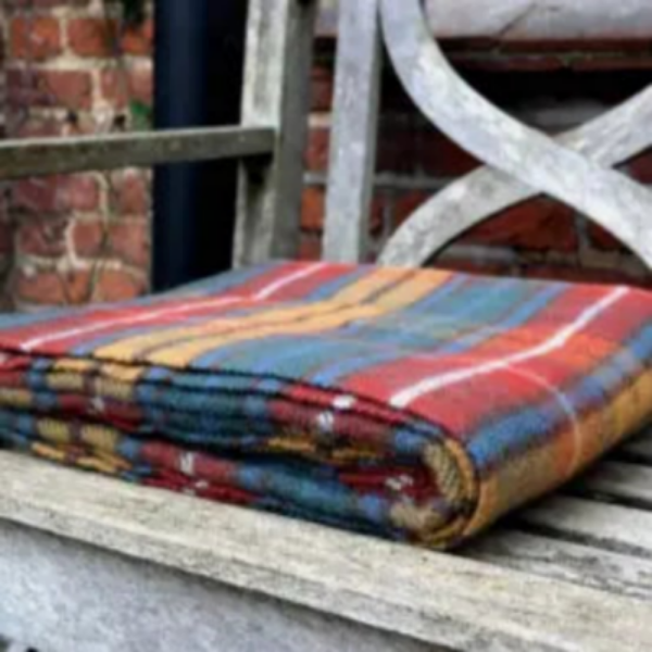 Tweedmill British Made 100% Wool Blanket - Antique Buchanan - Wales