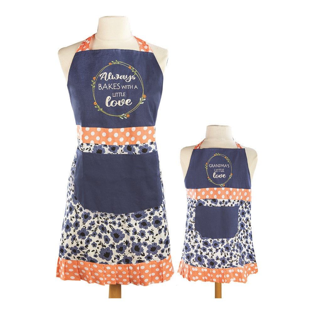 Izzy© Grandma and Me Baking With Love Apron Set