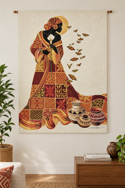 Soul's Flight Wall Tapestry by Keith Mallet©