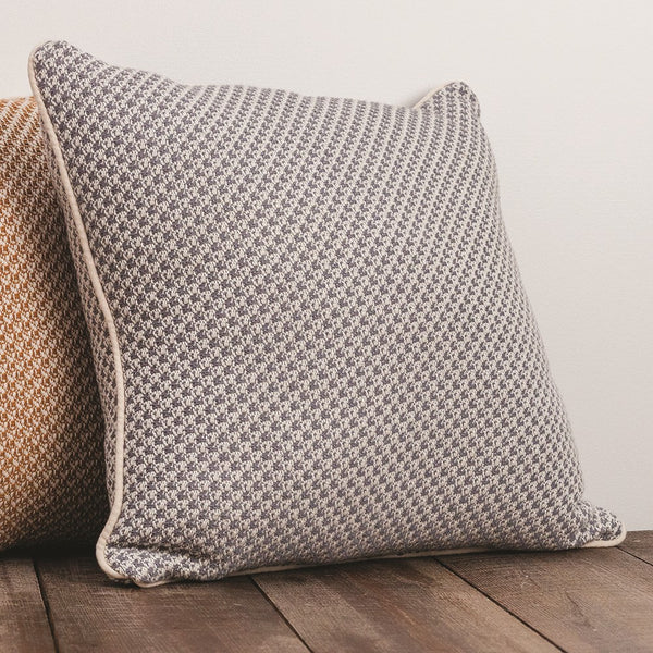Mini Box Woven Cotton Pillows|3 Color Patterns