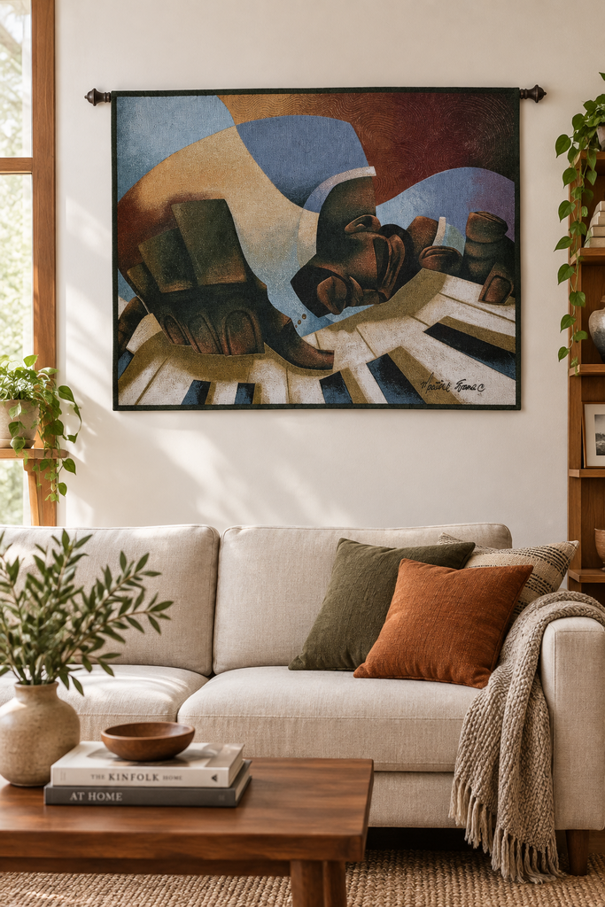 Frankie Fingertips Wall Tapestry by Maurice Evans©