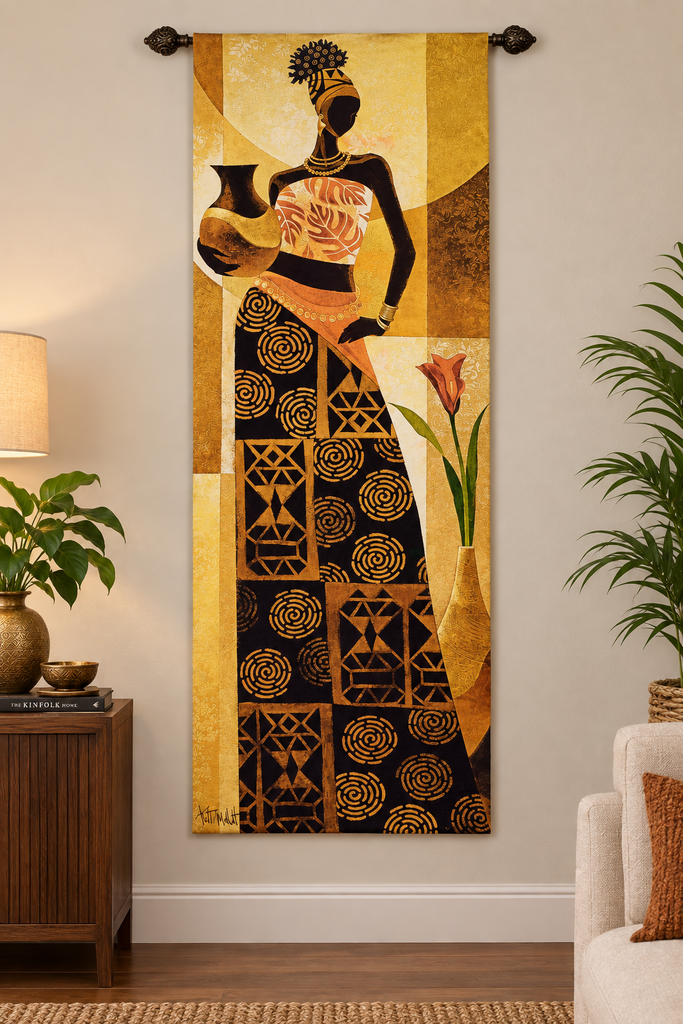 Naima Wall Tapestry by Keith Mallet©