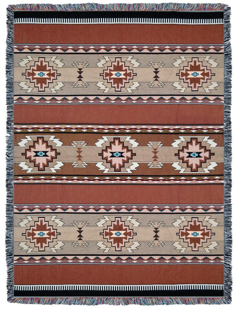 Southwest Rimrock Sandstone Woven Cotton Throw Blanket