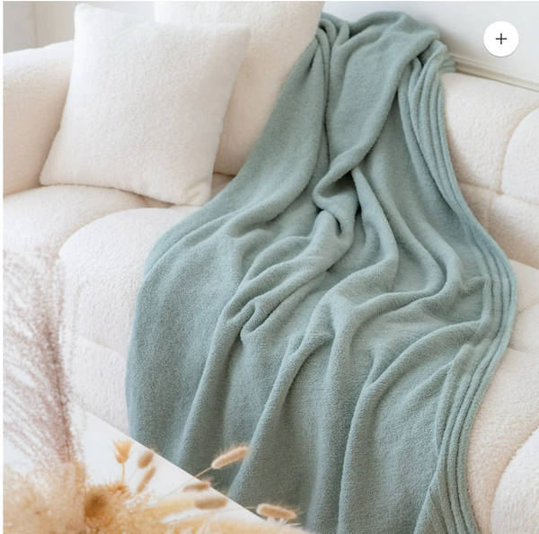 The Coastal Throw - Sage|Custom Decorating Option