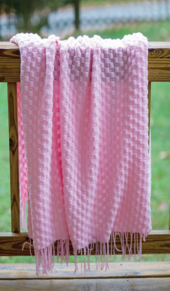 Acrylic Throw Pink