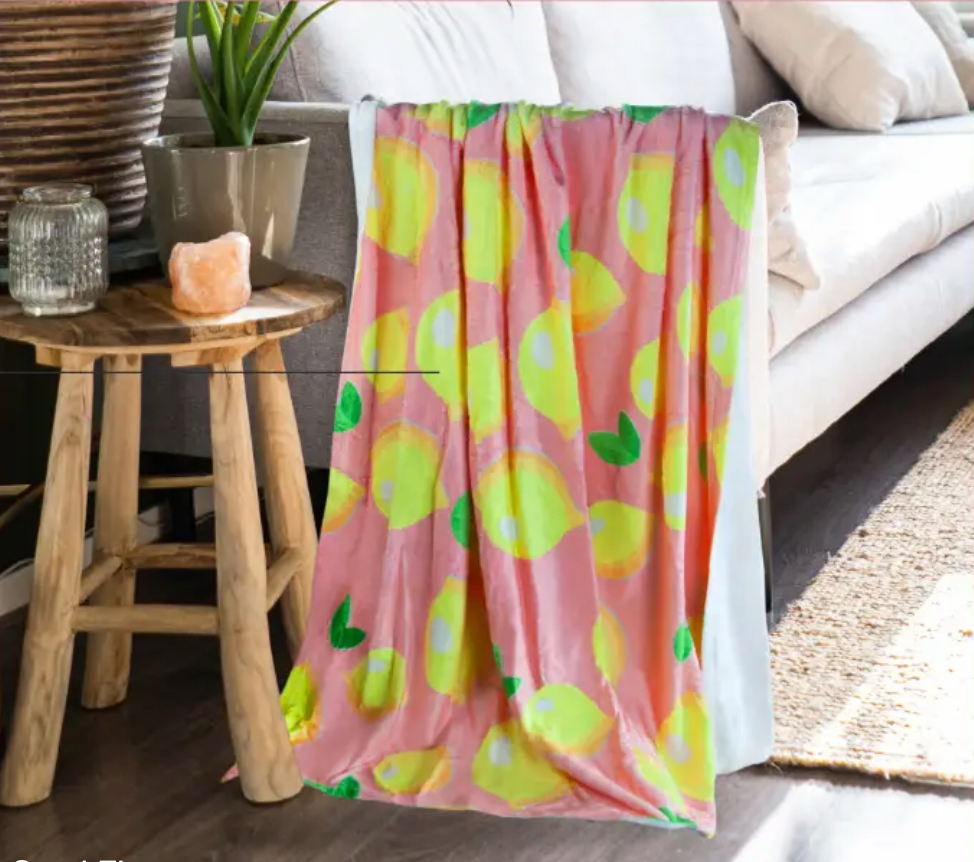 Custom Jersey Fleece Blanket w/Your Art