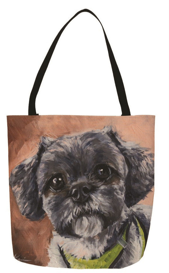 Shih Tzu Canvas Printed Tote Bag by Lindsay Kivi©