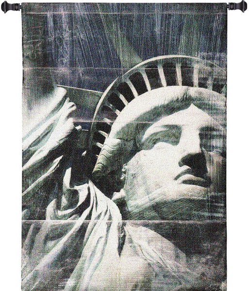 Miss Liberty Wall Tapestry by Nathan Bailey© - Cityscape|3 Sizes