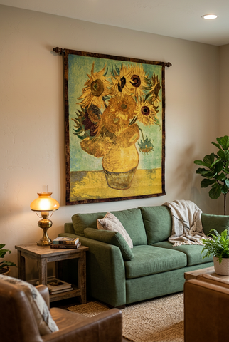 Van Gogh© Sun Flowers Wall Tapestry