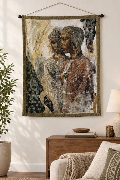 We are Sisters Wall Tapestry by Marta Wiley©