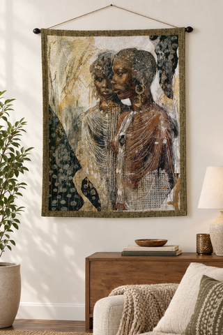 We are Sisters Wall Tapestry by Marta Wiley©