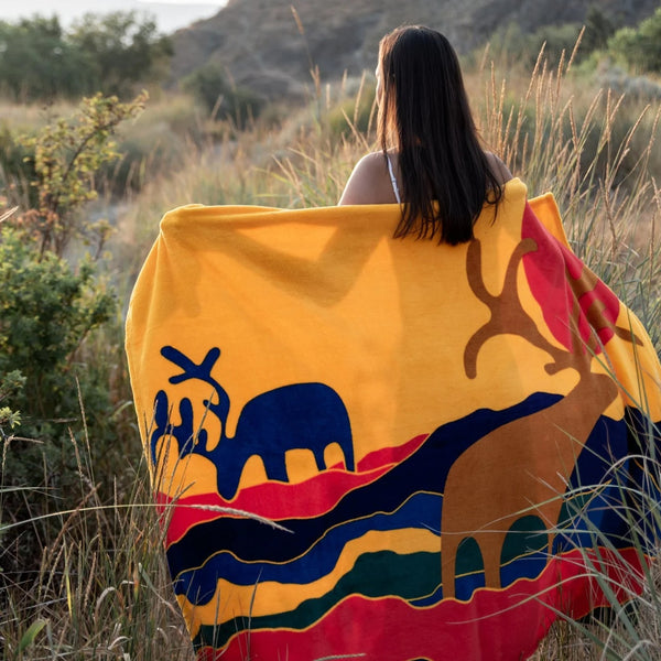 Dawn Oman© Afternoon Grazing Velura Throw