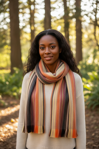 Sherbert Alpaca Scarf - Ecuador