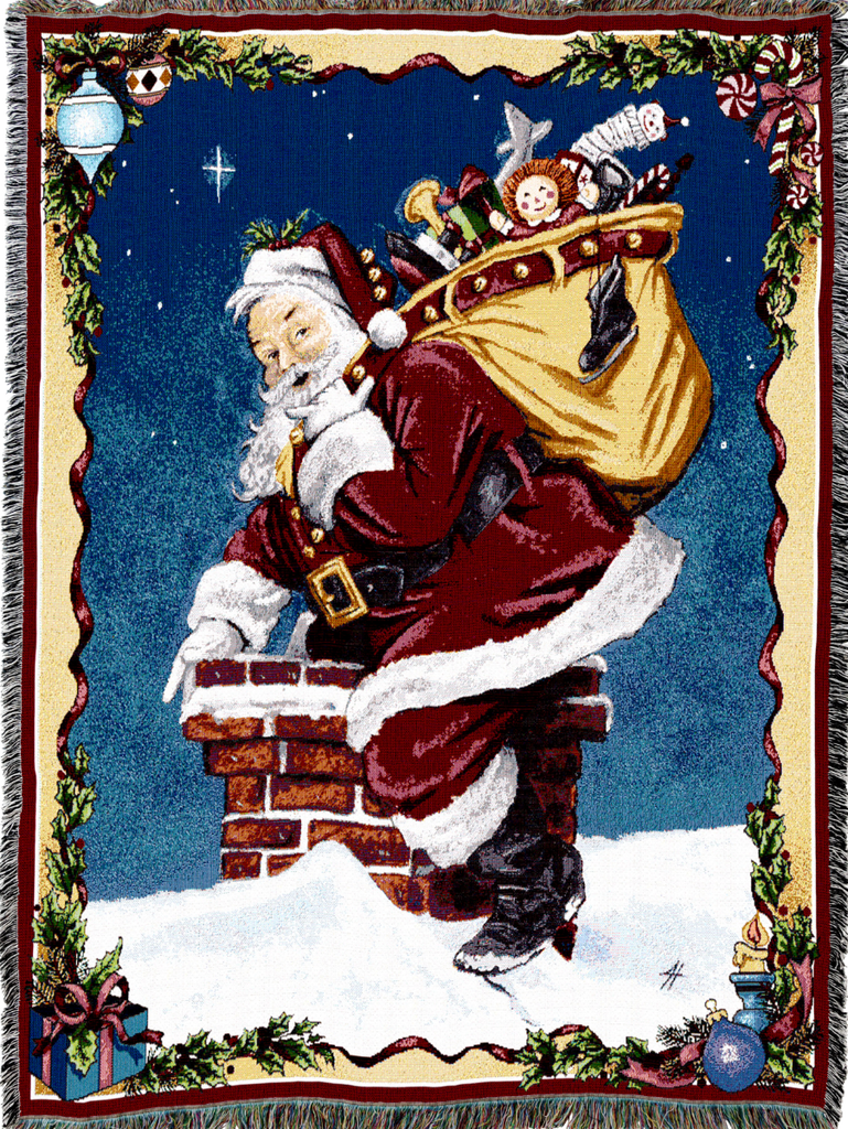 Making A List Woven Cotton Throw Blanket by Joseph Holodook©