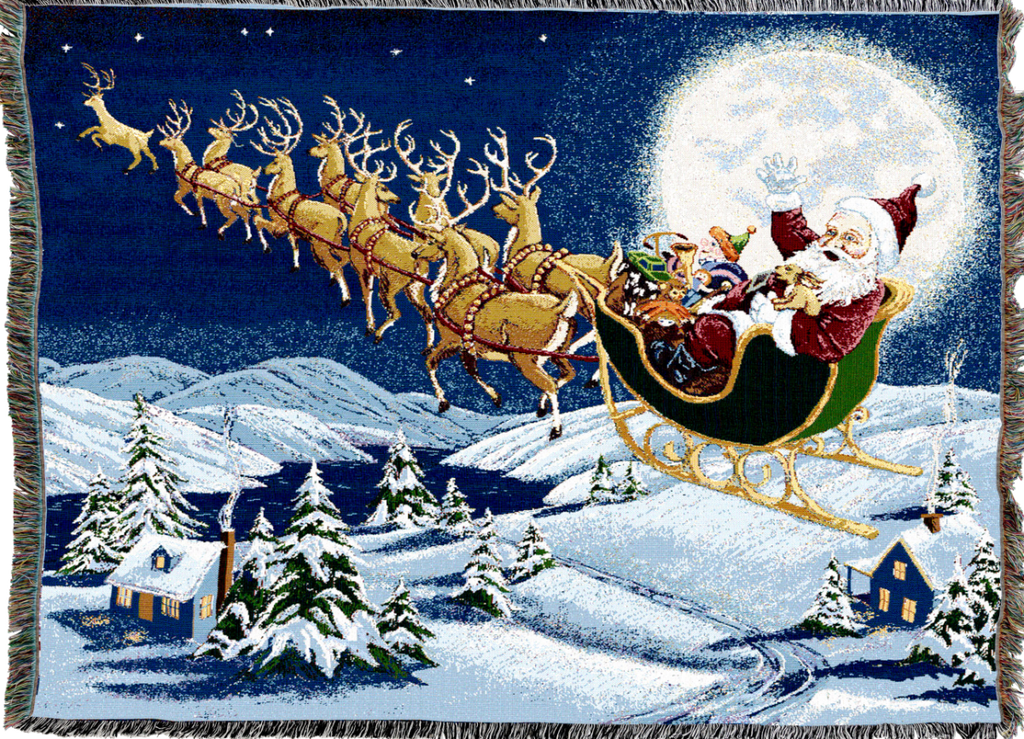 Christmas Magic Woven Throw Blanket