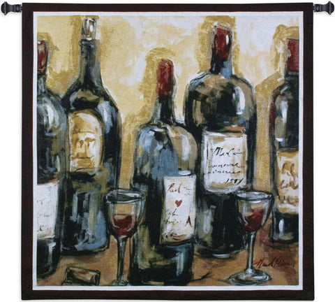 Wine Bar Wall Tapestry - Wine, Culinary Motif