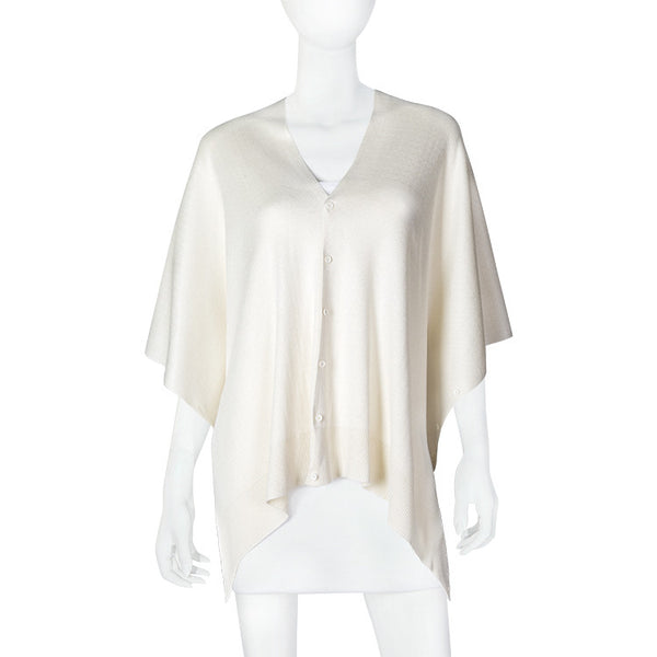 Bamboo Ivory Scarf-Shawl-Cardigan 3 in 1 by Papillon - 
 - 1