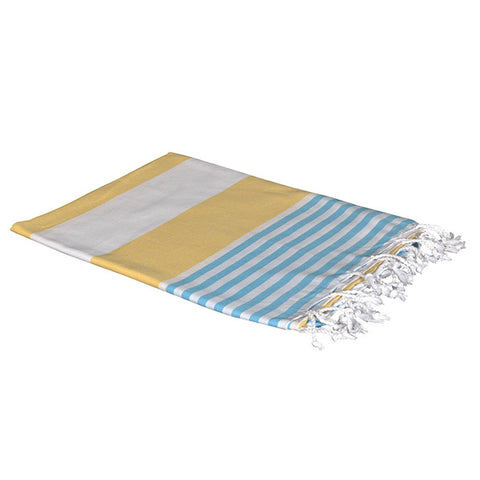 Chaput’s Turkish Cotton Towel - Yellow Blue