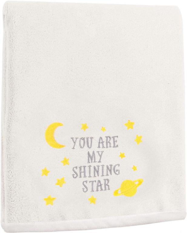 Izzy™ You Are My Shining Star Embroidered Fleece Baby Blanket by Moira Hershey©