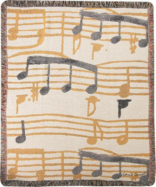 Music Stanzas I Printed Pillow