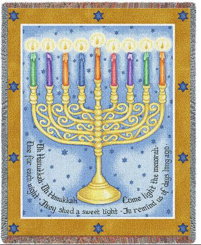 Eight Days Woven Throw Blanket - 
