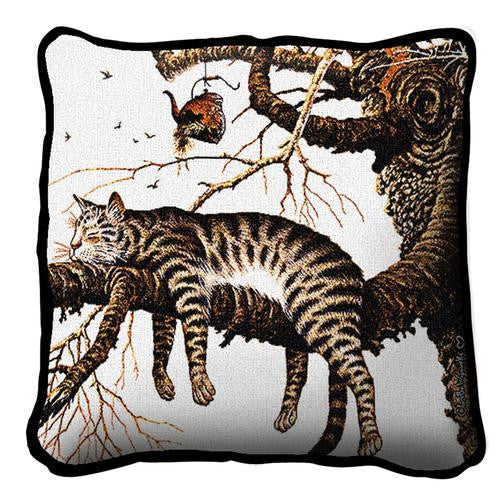 Charles Wysocki© Too Pooped To Participate Throw|Pillow Cover|Wall Tapestry|Tote