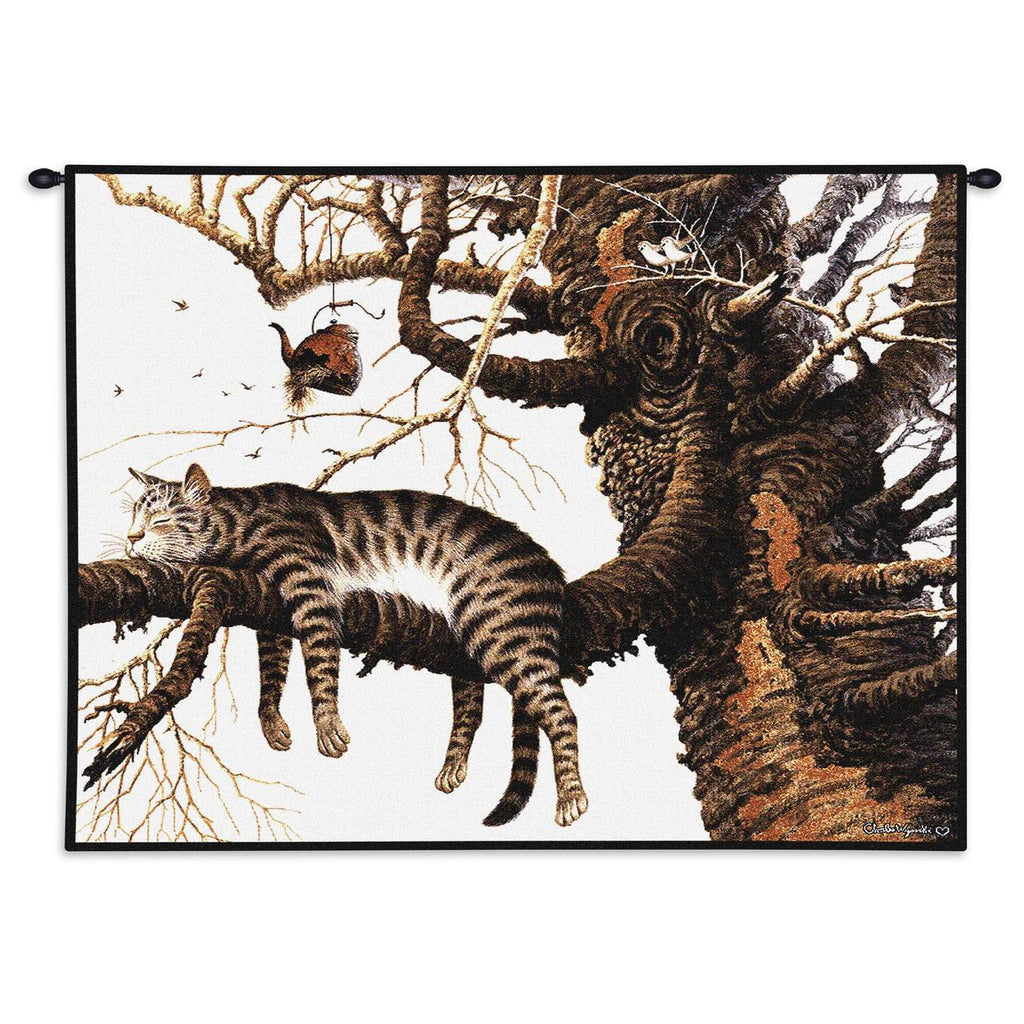 Charles Wysocki© Too Pooped To Participate Throw|Pillow Cover|Wall Tapestry|Tote
