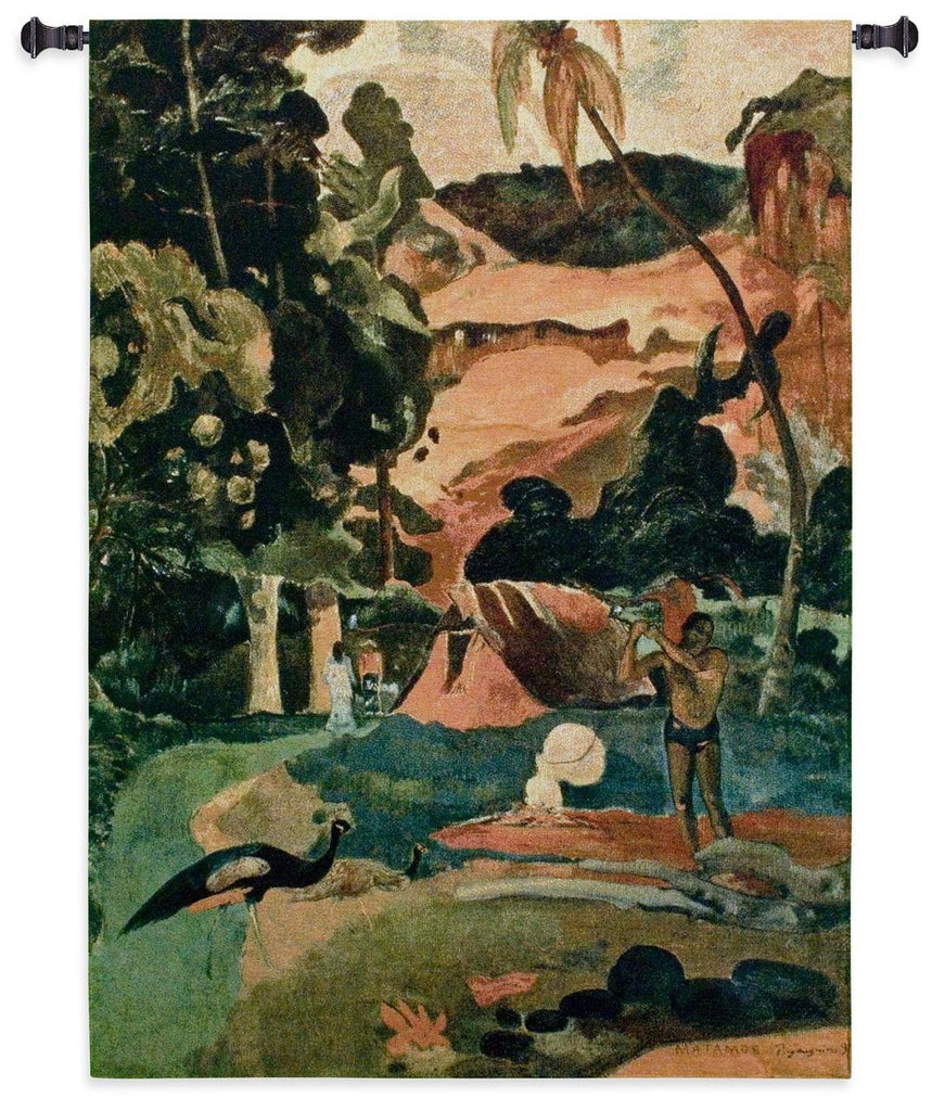 Paul Gauguin© Landscapes with Peacocks Wall Tapestry