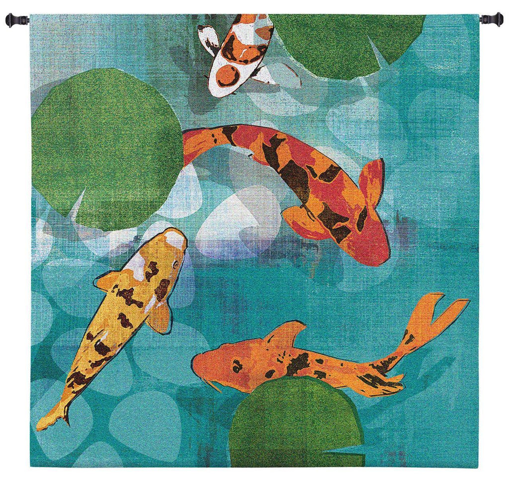 Lucky Koi Wall Tapestry by Tandi Venter© |3 Sizes