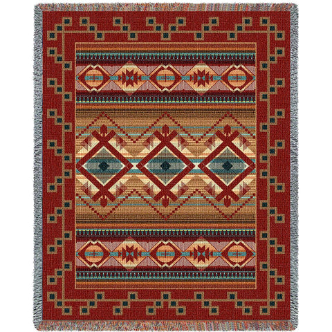 Southwest Las Cruces Woven Throw Blanket - 
