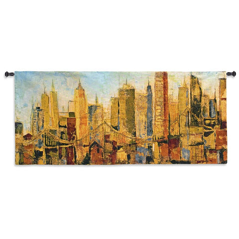 Metro Heights Wall Tapestry by Karen Dupre© - Cityscape