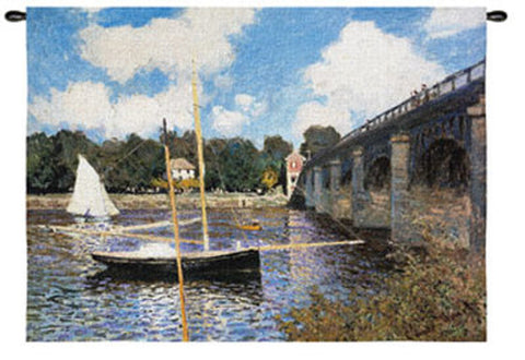 Claude Monet&copy; The Bridge At Argenteuil Wall Tapestry - 
