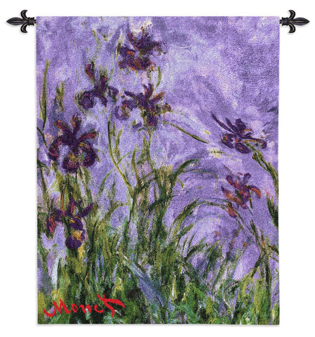 CIaude Monet© Irises Wall Tapestry