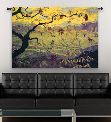 Paul Ranson&copy; Apple Tree Asian Inspired Wall Tapestry - 
 - 1