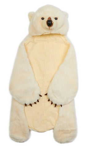 Polar Bear Wild & Soft Animal Disguise for Kids