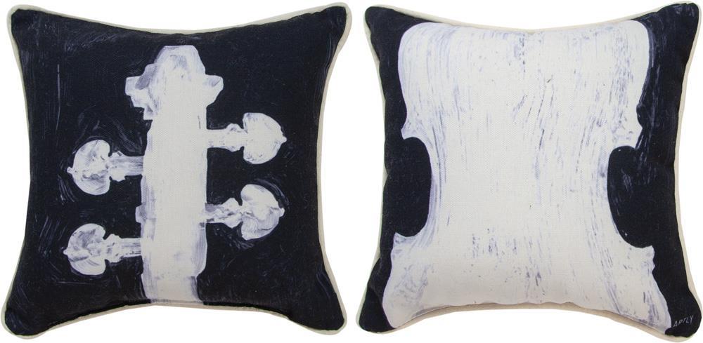 Horns & Strings Violin Reversible Indoor Pillow by Artly©