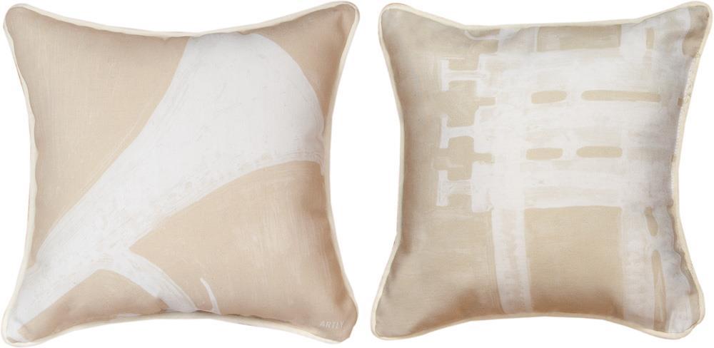 Horns & Strings Trumpet Natural Reversible Indoor Pillow by Artly©