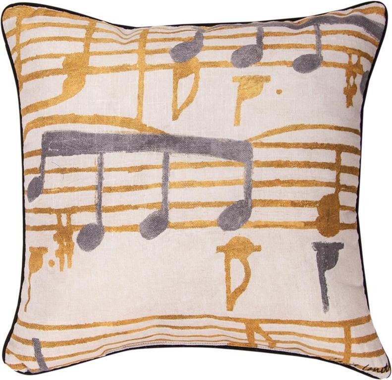 Music Stanzas I Printed Pillow - 
