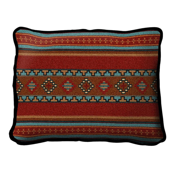 Southwest Saddle Blanket Red Throw|Pillow|Tote