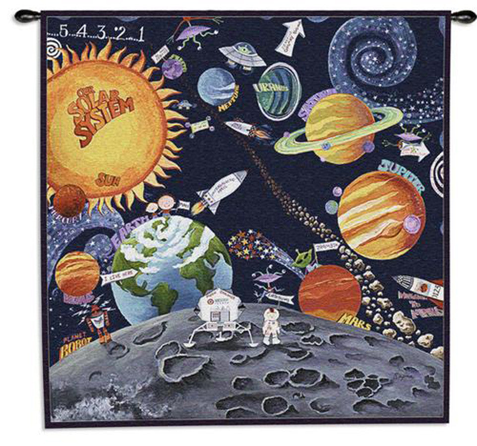 Solar System Wall Tapestry by Sapna©